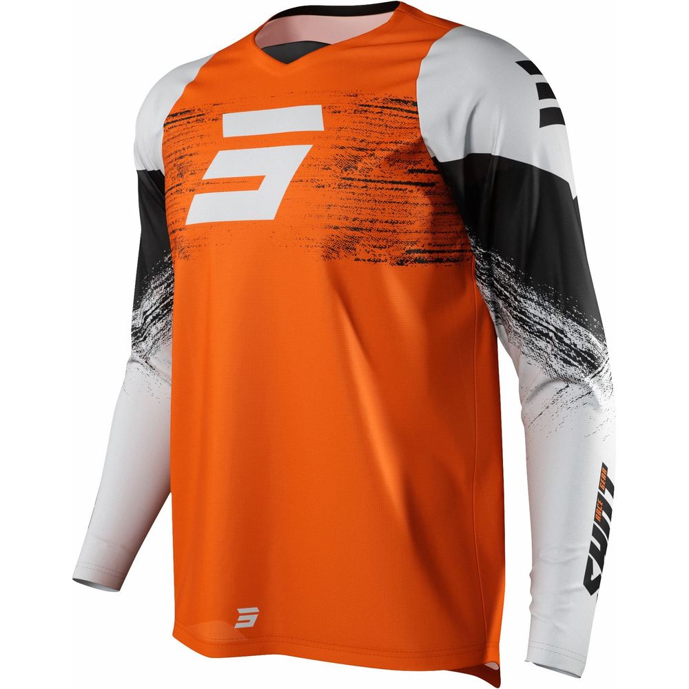 Shot Raw Jersey Burst Orange - ThrottleChimp