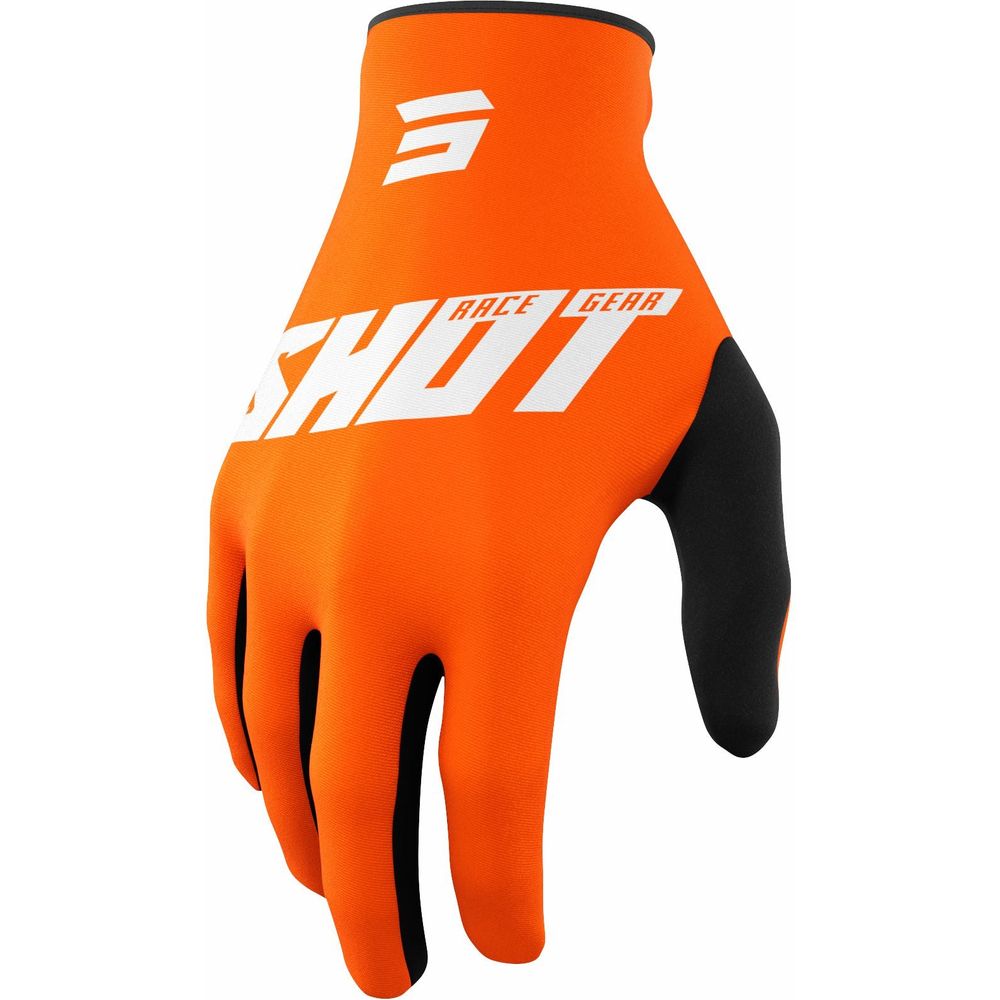 Shot Raw Gloves Burst Orange - ThrottleChimp