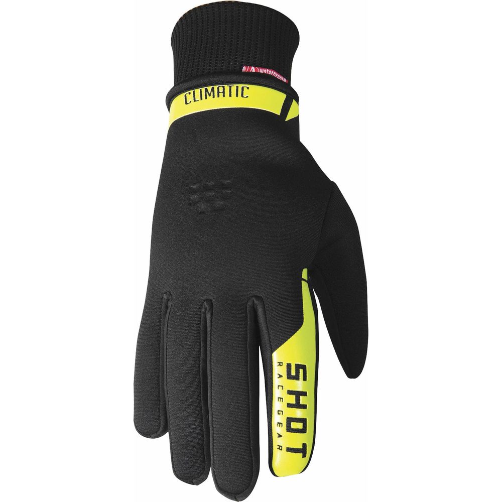 Shot Climatic 2.0 Waterproof MX Gloves Black / Neon Yellow - ThrottleChimp