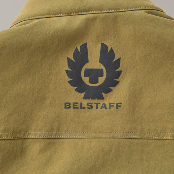 Belstaff Airflow Textile Jacket Olive FREE 1 YEAR Returns, FREE UK Delivery | ThrottleChimp