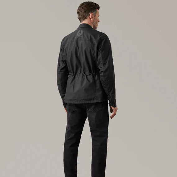 Belstaff Airflow Textile Jacket Black (Image 3) - ThrottleChimp