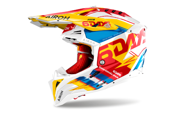 Airoh Aviator 3 Six Days 2024 Limited Edition MX Helmet  FREE 1 YEAR Returns, FREE UK Delivery | ThrottleChimp