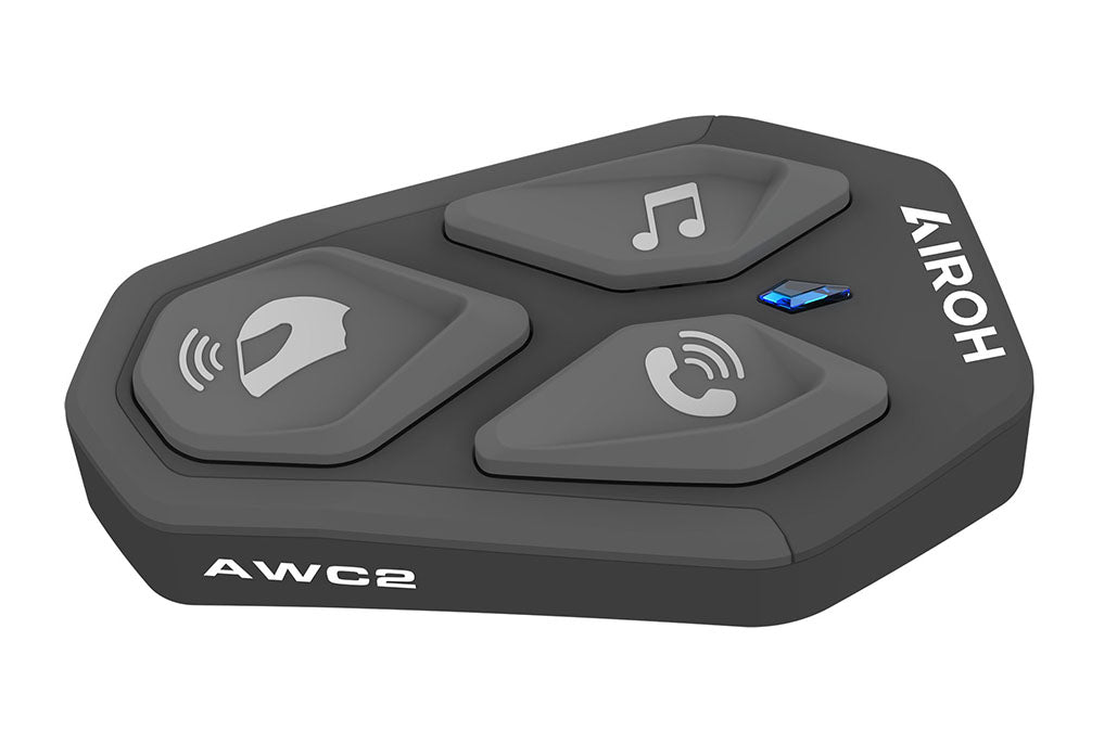 Airoh AWC2 Bluetooth Communications System Black FREE 1 YEAR Returns, FREE UK Delivery | ThrottleChimp