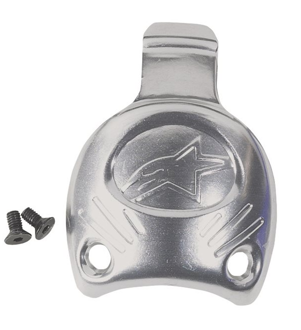 Alpinestars Supertech-SMX Plus Replaceable Heel Cap Silver FREE 1 YEAR Returns, FREE UK Delivery | ThrottleChimp