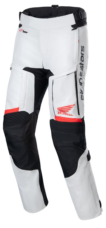 Alpinestars Honda Bogota'Pro Drystar Trousers Ice Grey / Black FREE 1 YEAR Returns, FREE UK Delivery | ThrottleChimp