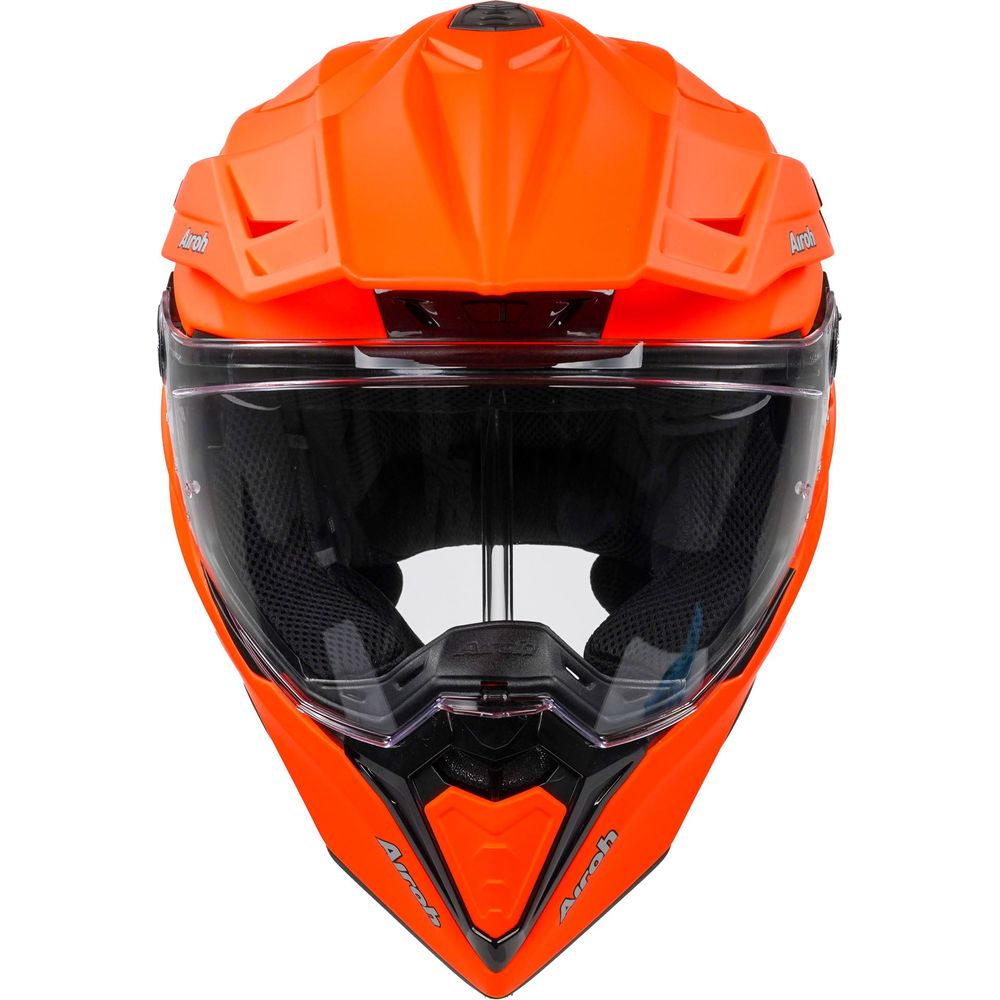 Airoh Commander Adventure Helmet Matt Fluo Orange (Image 6) - ThrottleChimp