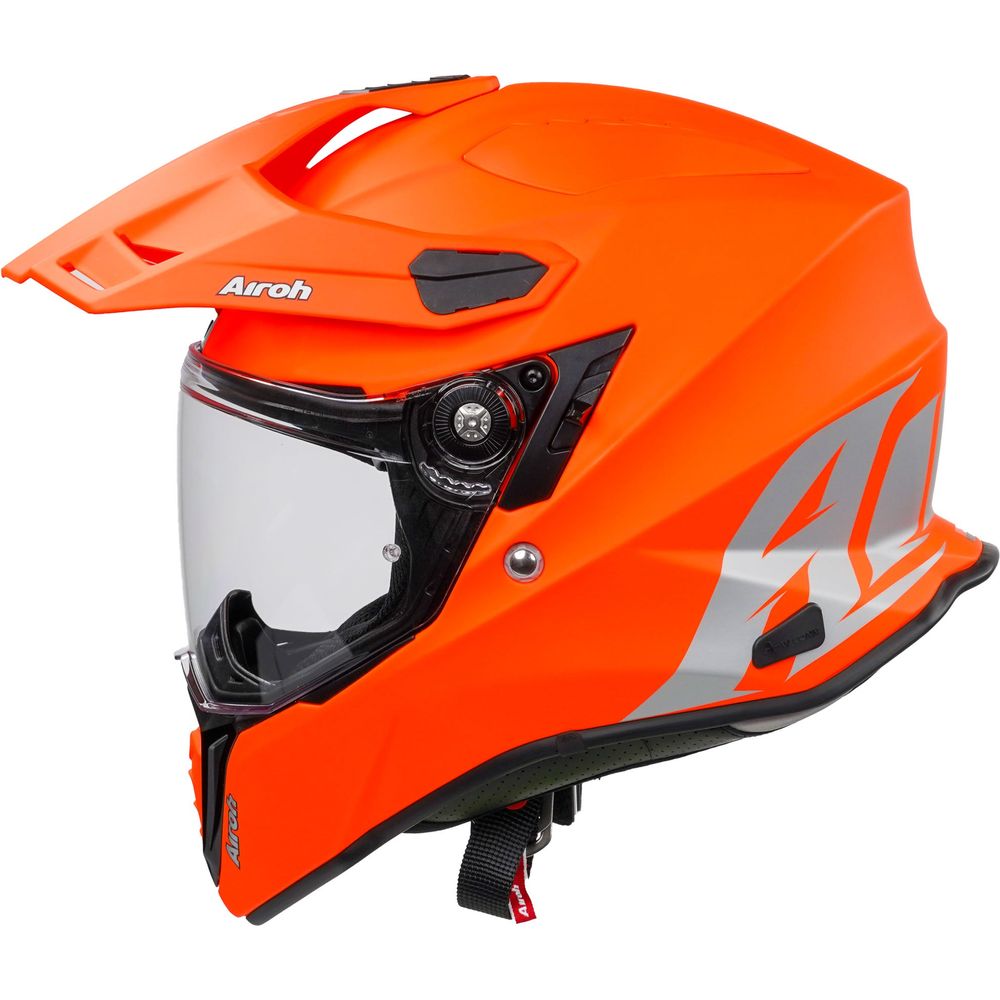 Airoh Commander Adventure Helmet Matt Fluo Orange - ThrottleChimp