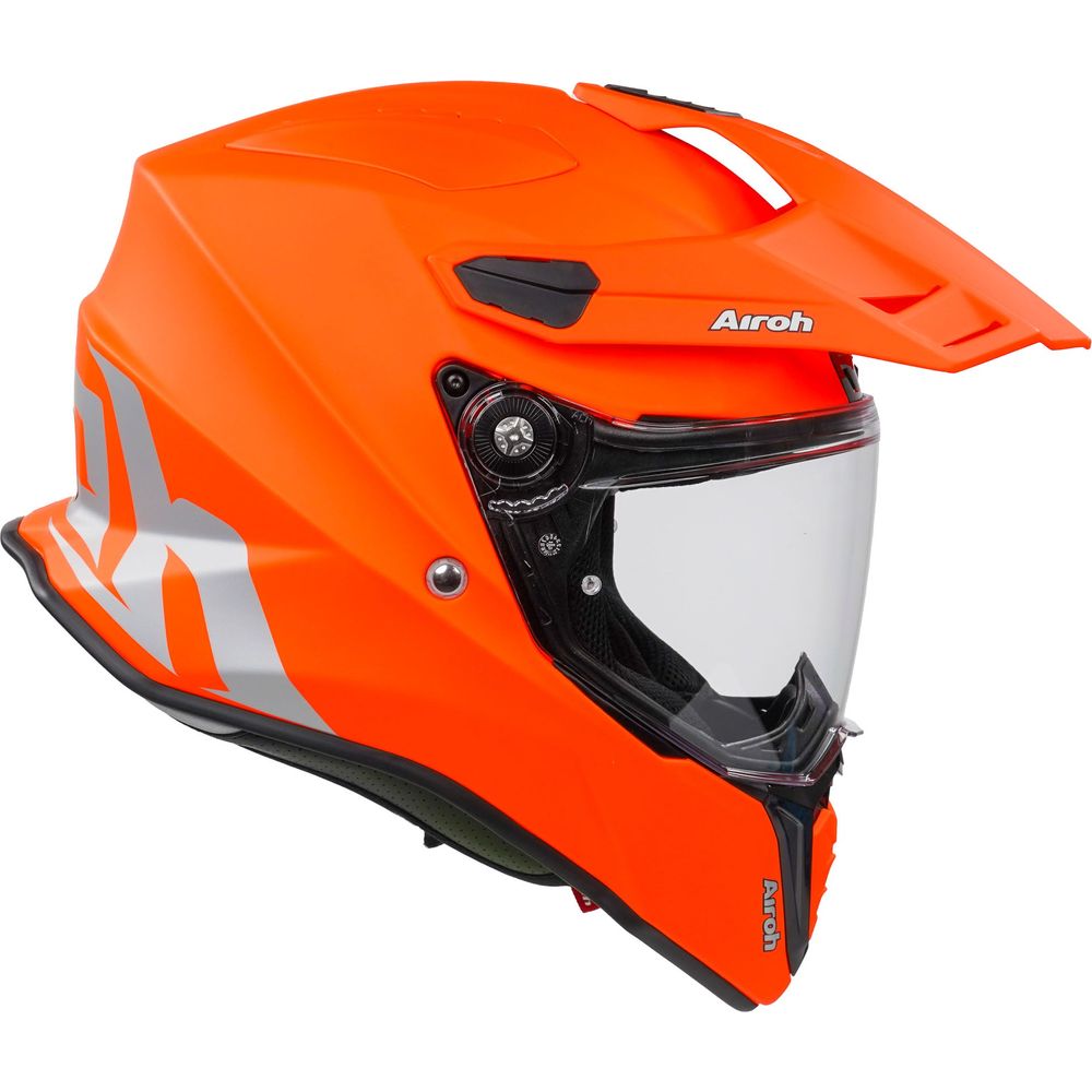 Airoh Commander Adventure Helmet Matt Fluo Orange (Image 4) - ThrottleChimp