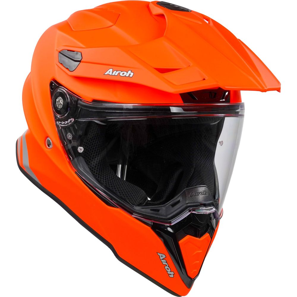 Airoh Commander Adventure Helmet Matt Fluo Orange (Image 5) - ThrottleChimp