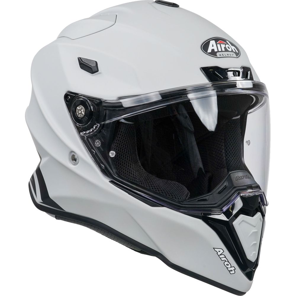 Airoh Commander Adventure Helmet Matt Concrete Grey FREE 1 YEAR Returns, FREE UK Delivery | ThrottleChimp