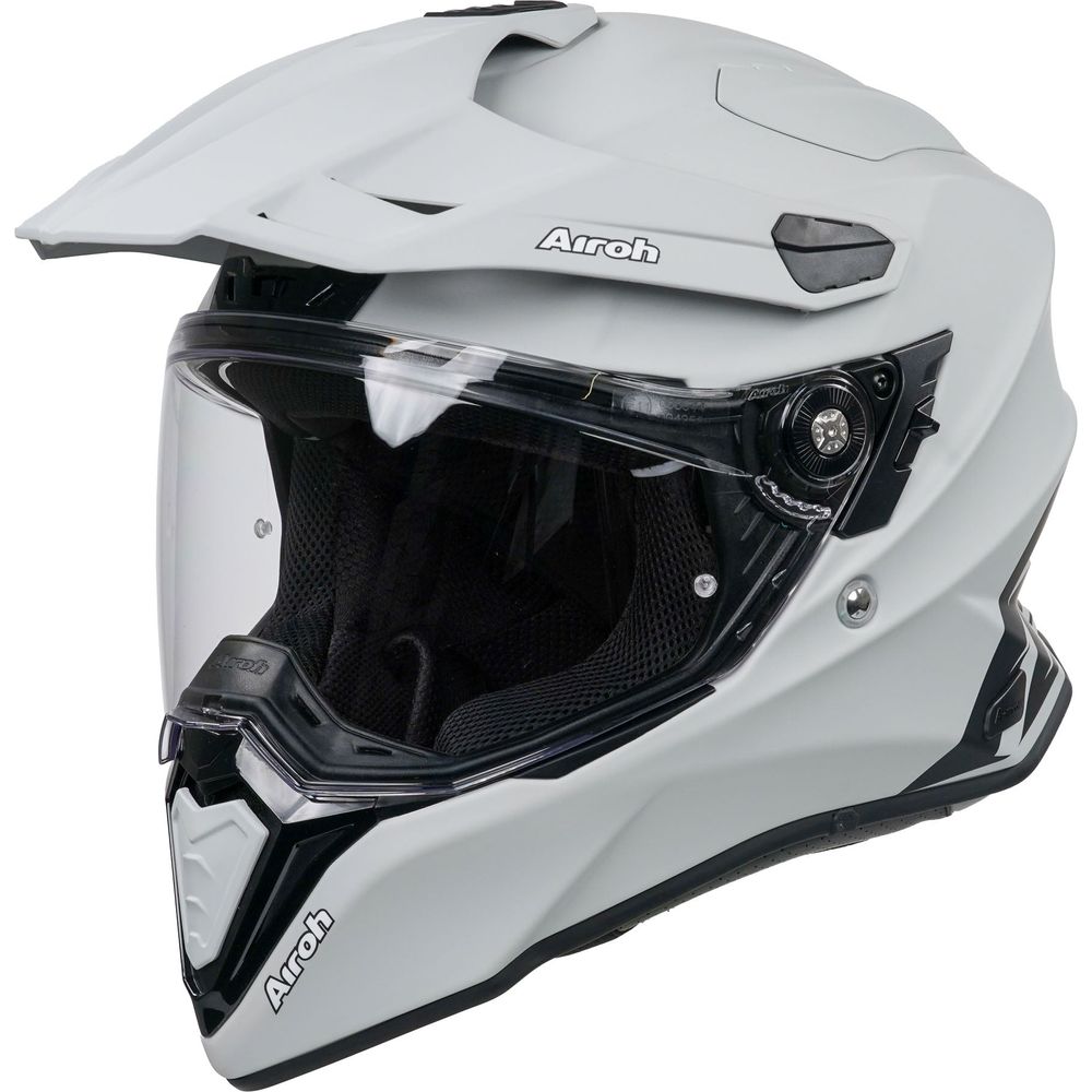 Airoh Commander Adventure Helmet Matt Concrete Grey - ThrottleChimp