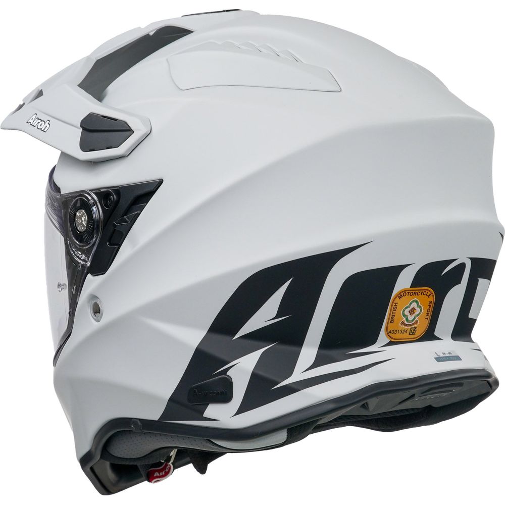 Airoh Commander Adventure Helmet Matt Concrete Grey FREE 1 YEAR Returns, FREE UK Delivery | ThrottleChimp