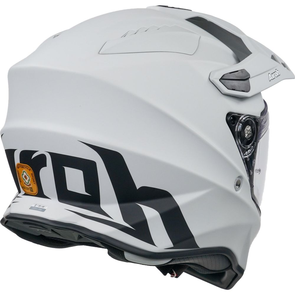 Airoh Commander Adventure Helmet Matt Concrete Grey FREE 1 YEAR Returns, FREE UK Delivery | ThrottleChimp