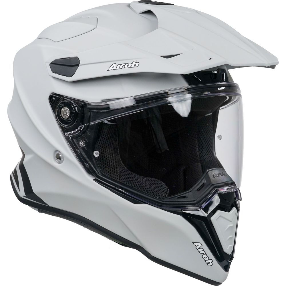 Airoh Commander Adventure Helmet Matt Concrete Grey FREE 1 YEAR Returns, FREE UK Delivery | ThrottleChimp