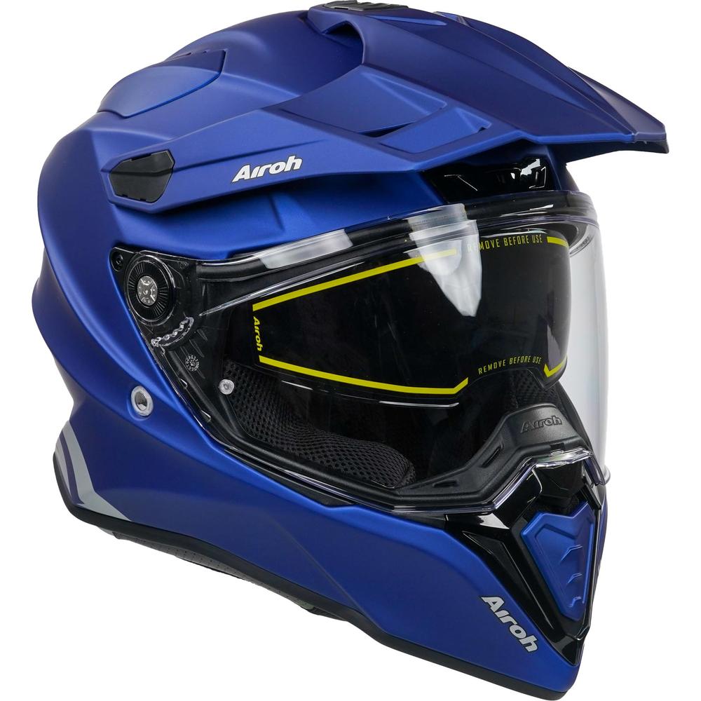 Airoh Commander Adventure Helmet Matt Blue (Image 6) - ThrottleChimp