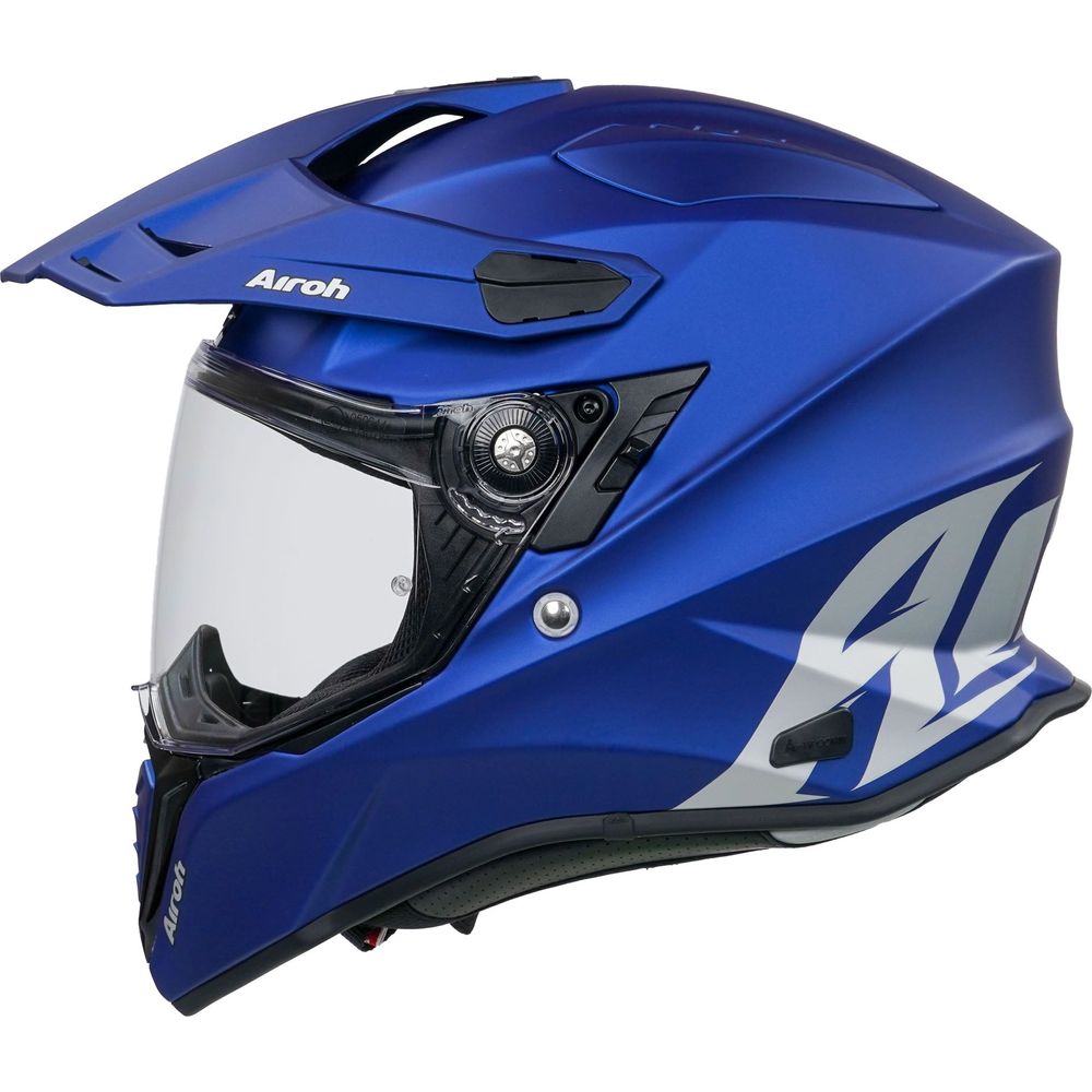 Airoh Commander Adventure Helmet Matt Blue - ThrottleChimp