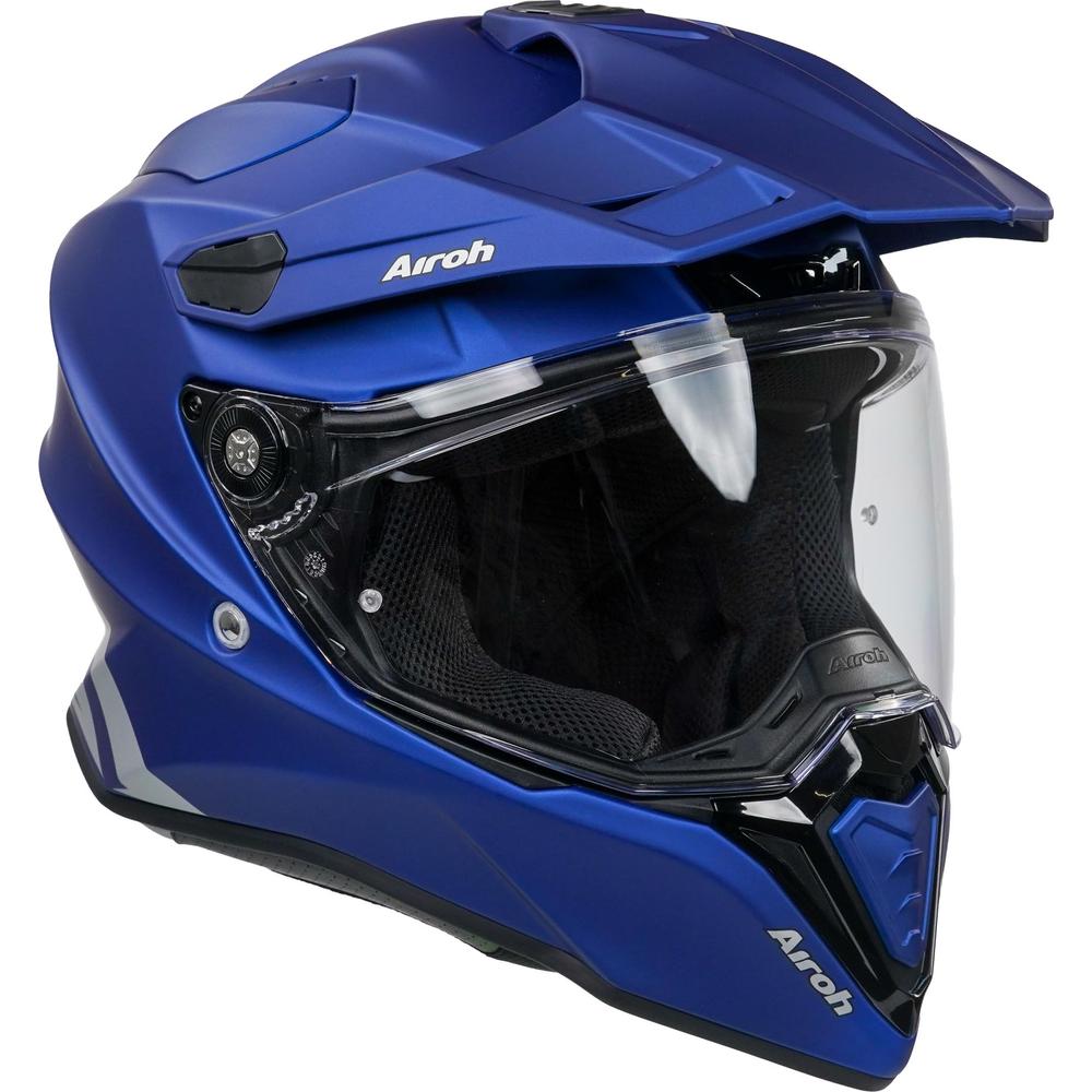 Airoh Commander Adventure Helmet Matt Blue (Image 5) - ThrottleChimp