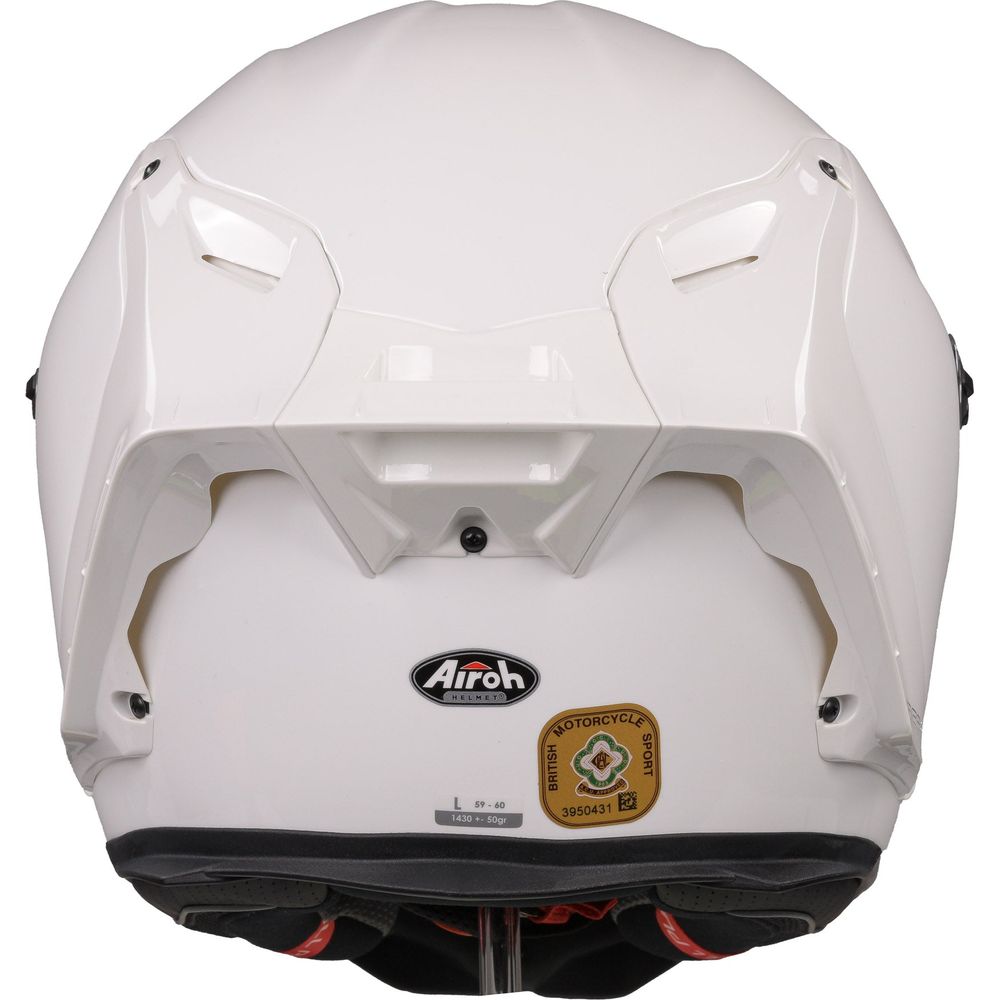 Airoh GP550S Full Face Helmet Gloss White (Image 5) - ThrottleChimp