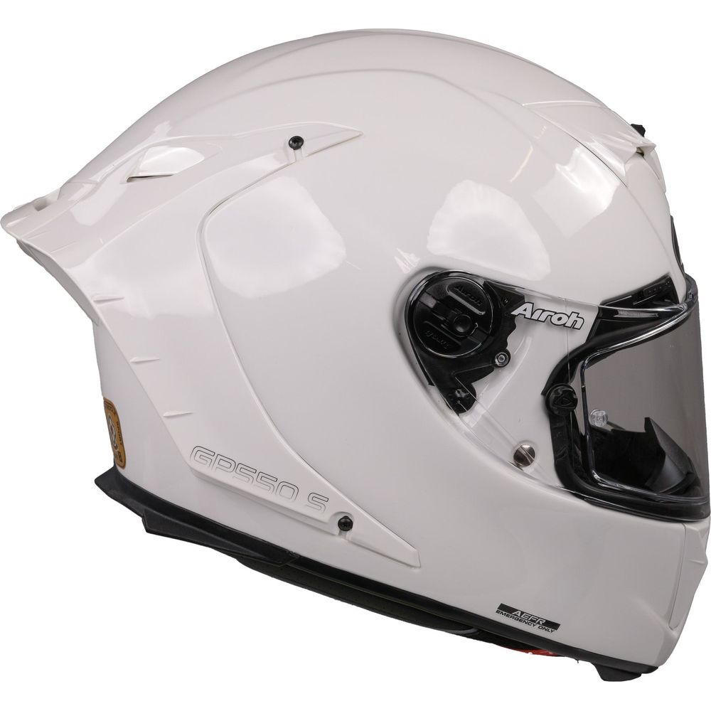 Airoh GP550S Full Face Helmet Gloss White (Image 7) - ThrottleChimp