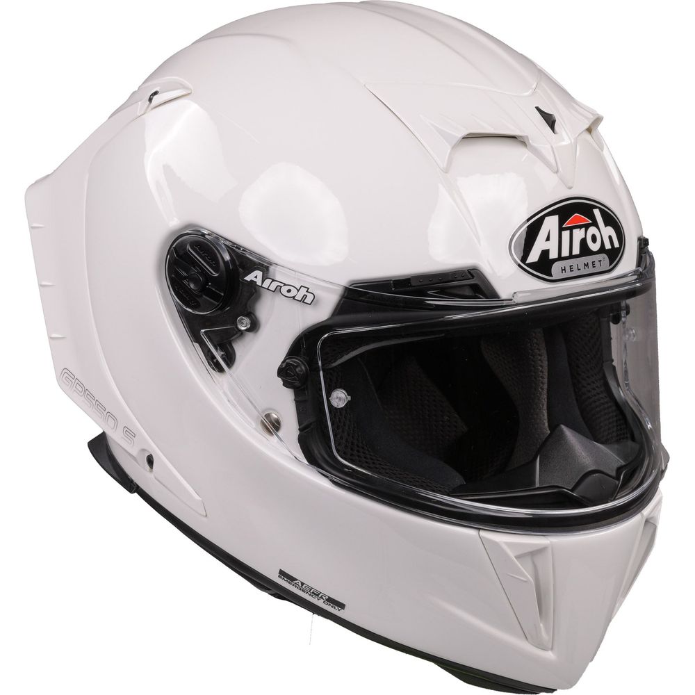 Airoh GP550S Full Face Helmet Gloss White (Image 8) - ThrottleChimp