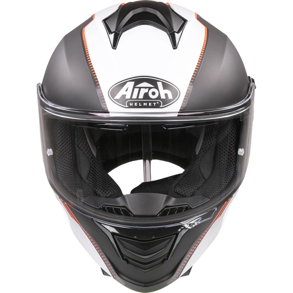 Airoh Spark Flow Full Face Helmet Matt Orange - ThrottleChimp