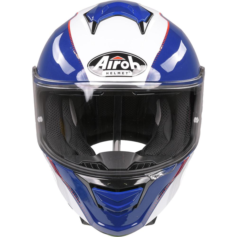 Airoh Spark Flow Full Face Helmet Blue / Red - ThrottleChimp