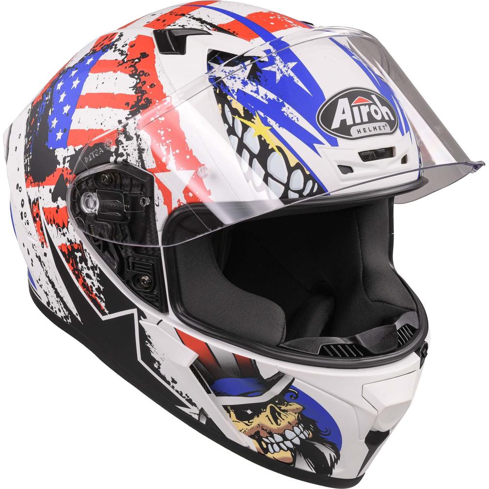 Airoh Valor Full Face Helmet Matt Uncle Sam FREE 1 YEAR Returns, FREE UK Delivery | ThrottleChimp