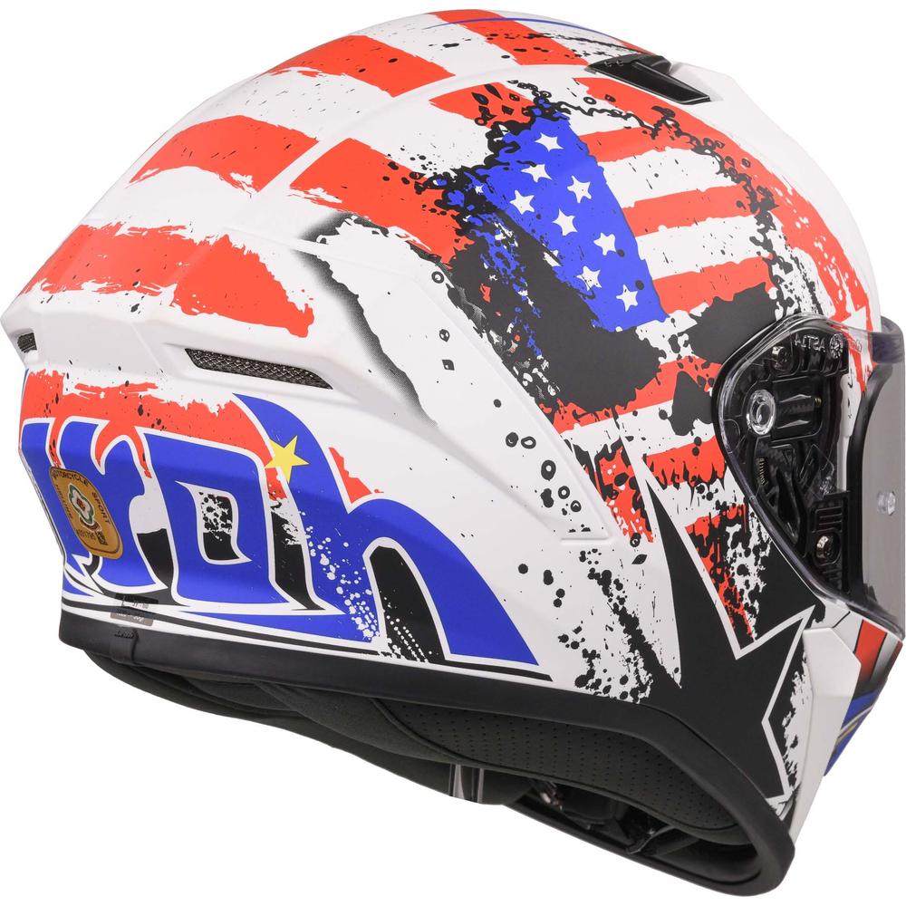 Airoh Valor Full Face Helmet Matt Uncle Sam FREE 1 YEAR Returns, FREE UK Delivery | ThrottleChimp