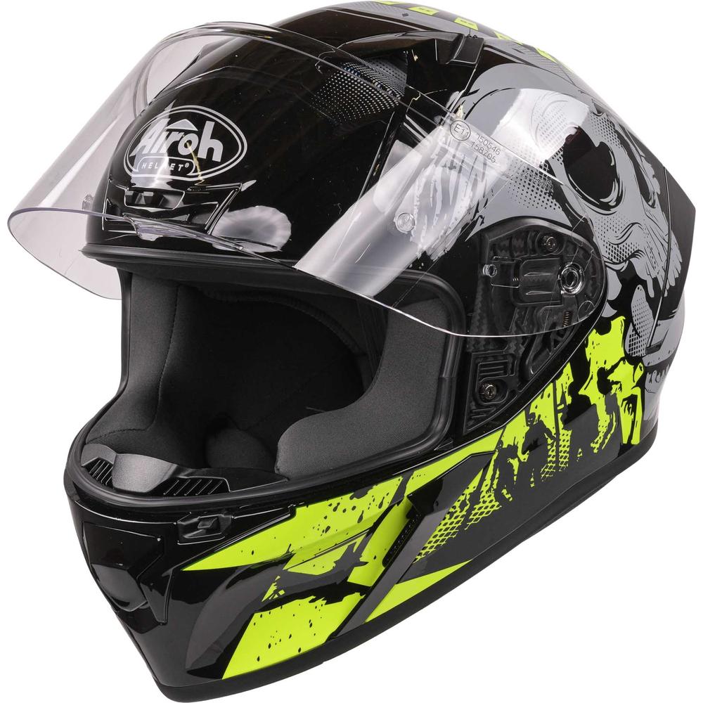 Airoh Valor Full Face Helmet Akuna Gloss Yellow (Image 10) - ThrottleChimp