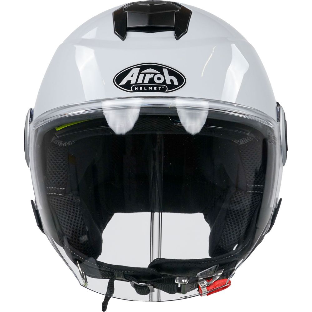 Airoh Helios Jet Open Face Helmet Gloss Concrete Grey (Image 2) - ThrottleChimp