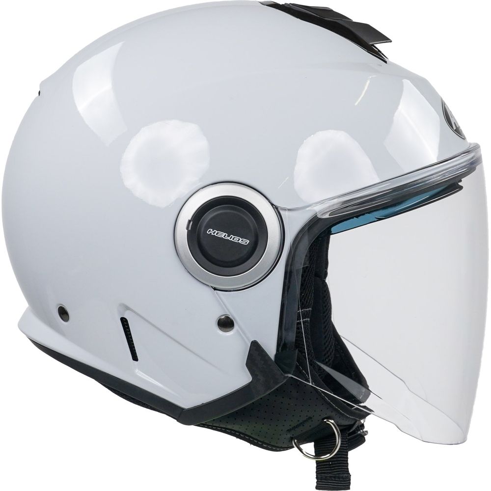 Airoh Helios Jet Open Face Helmet Gloss Concrete Grey (Image 7) - ThrottleChimp