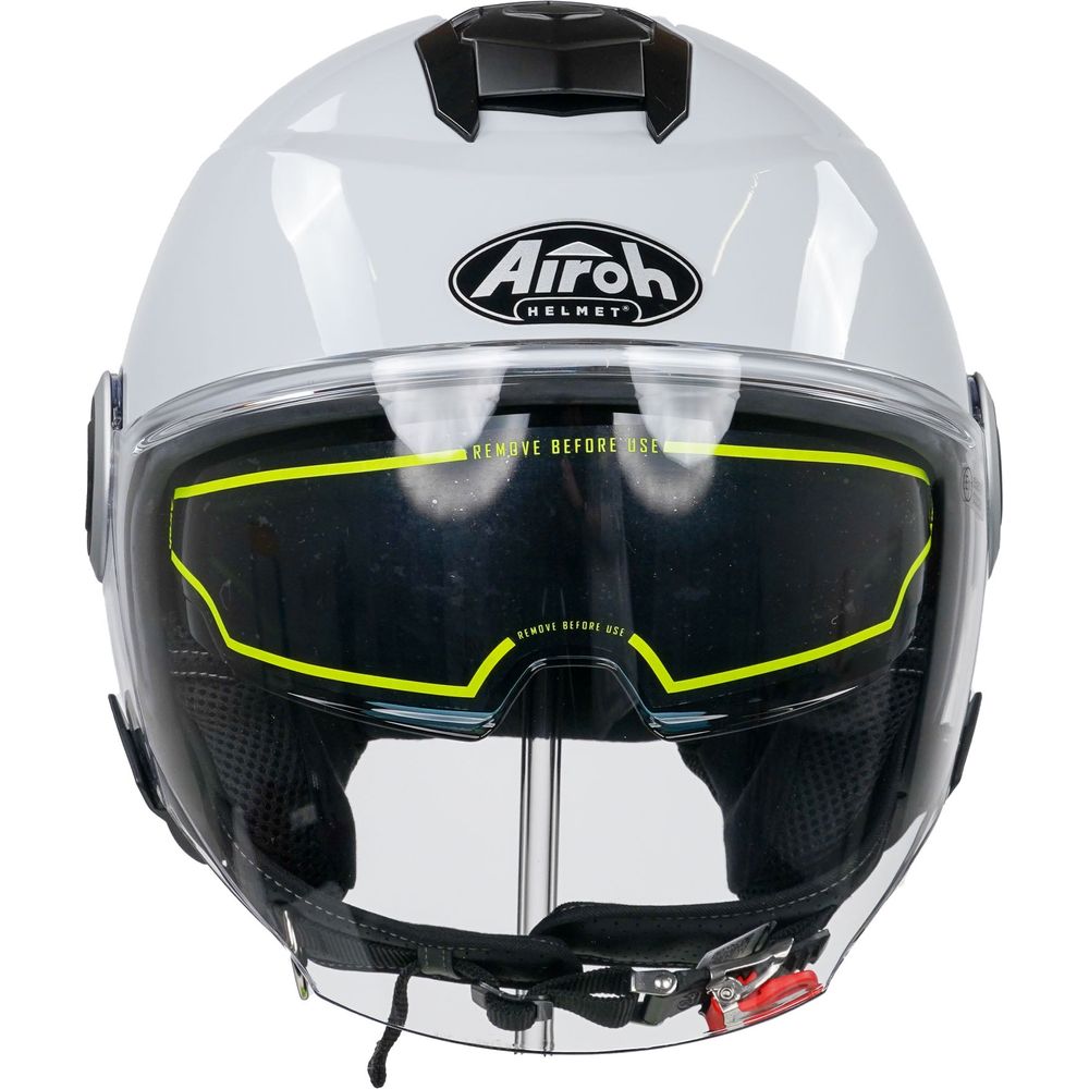 Airoh Helios Jet Open Face Helmet Gloss Concrete Grey (Image 9) - ThrottleChimp