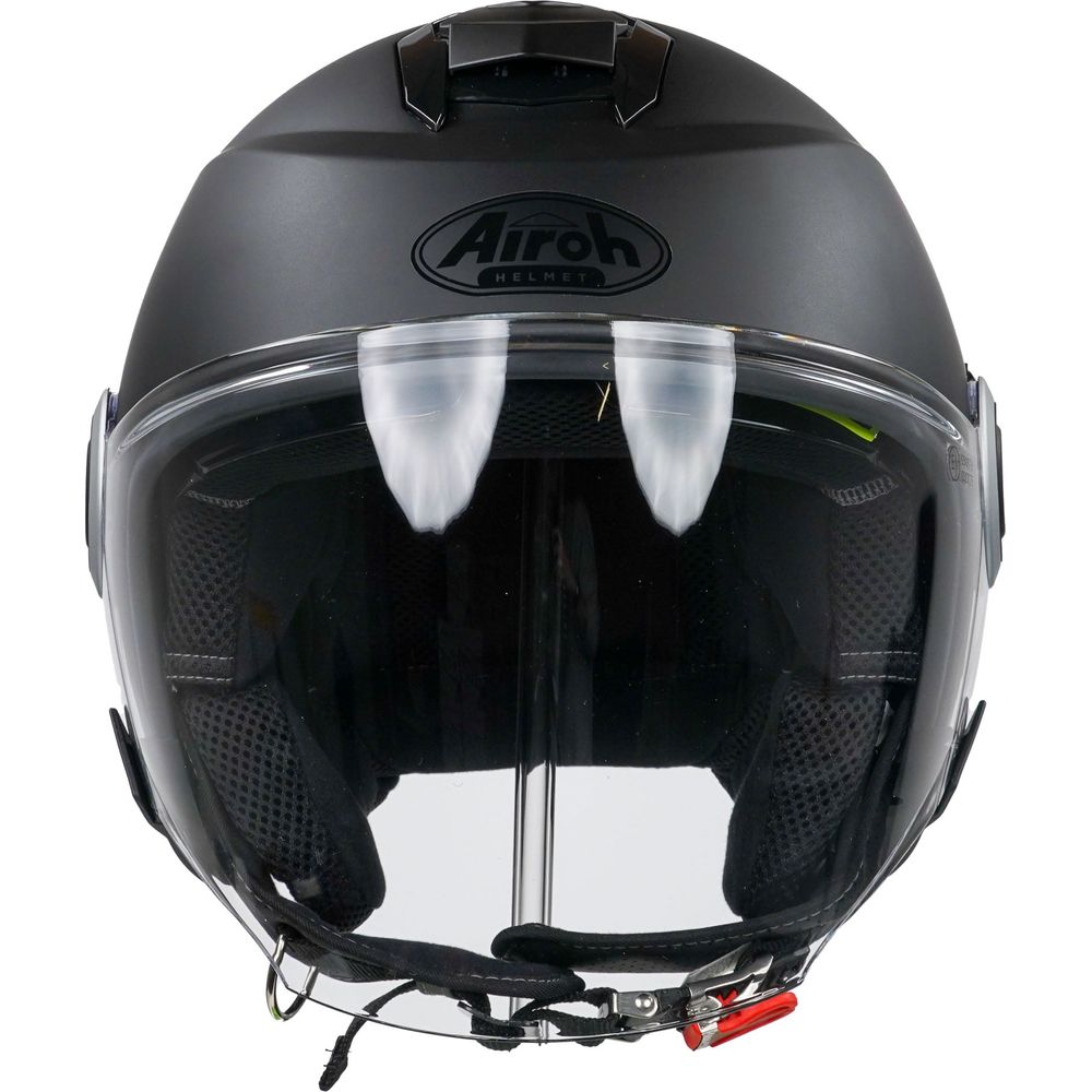 Airoh Helios Jet Open Face Helmet Matt Black - ThrottleChimp