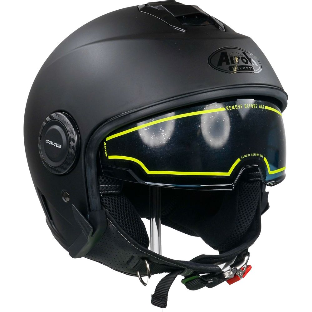 Airoh Helios Jet Open Face Helmet Matt Black (Image 14) - ThrottleChimp