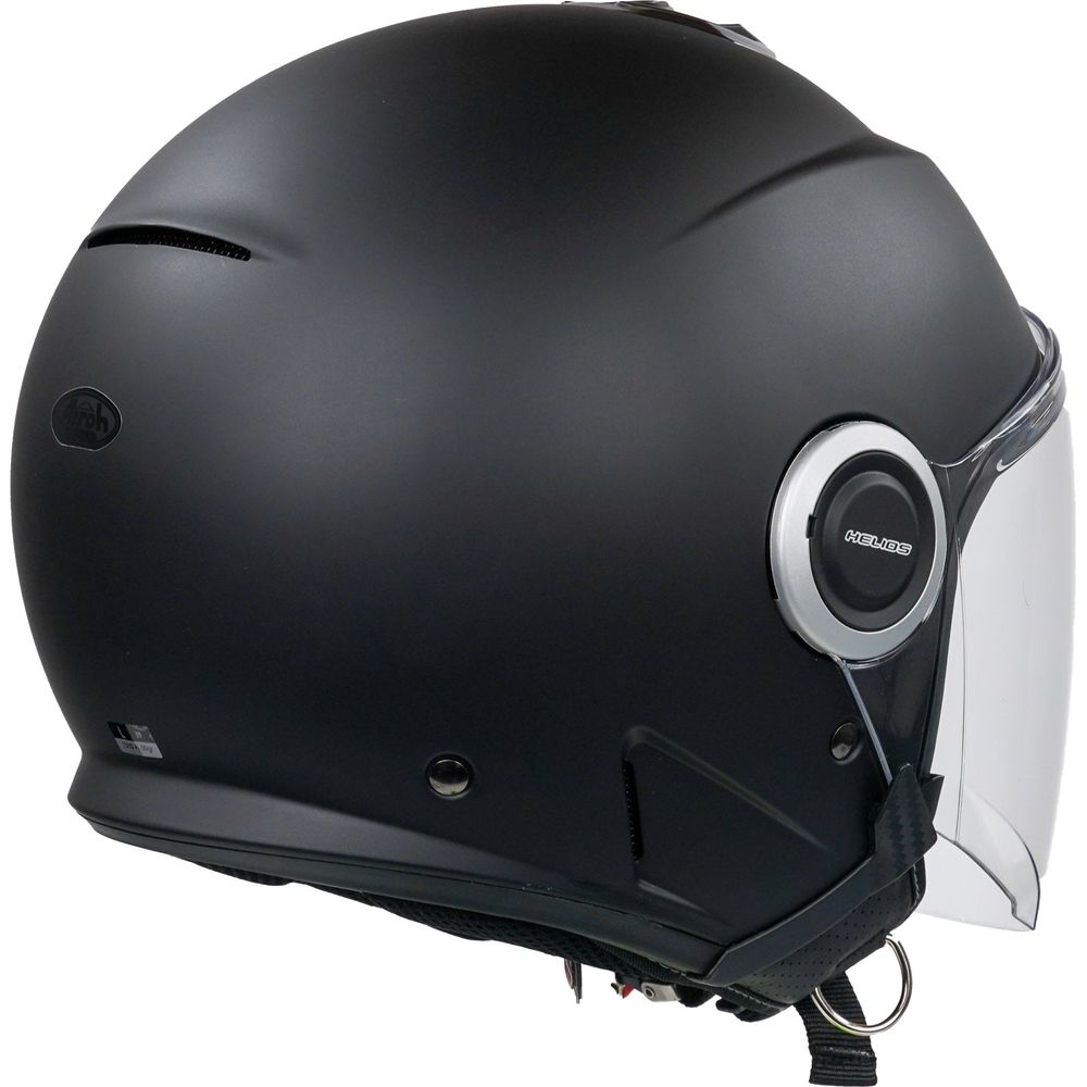 Airoh Helios Jet Open Face Helmet Matt Black Vibe (Image 6) - ThrottleChimp