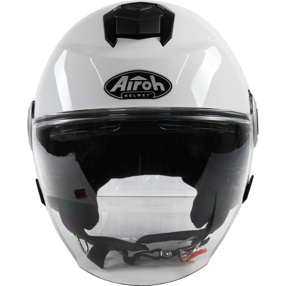 Airoh Helios Jet Open Face Helmet Gloss White (Image 11) - ThrottleChimp