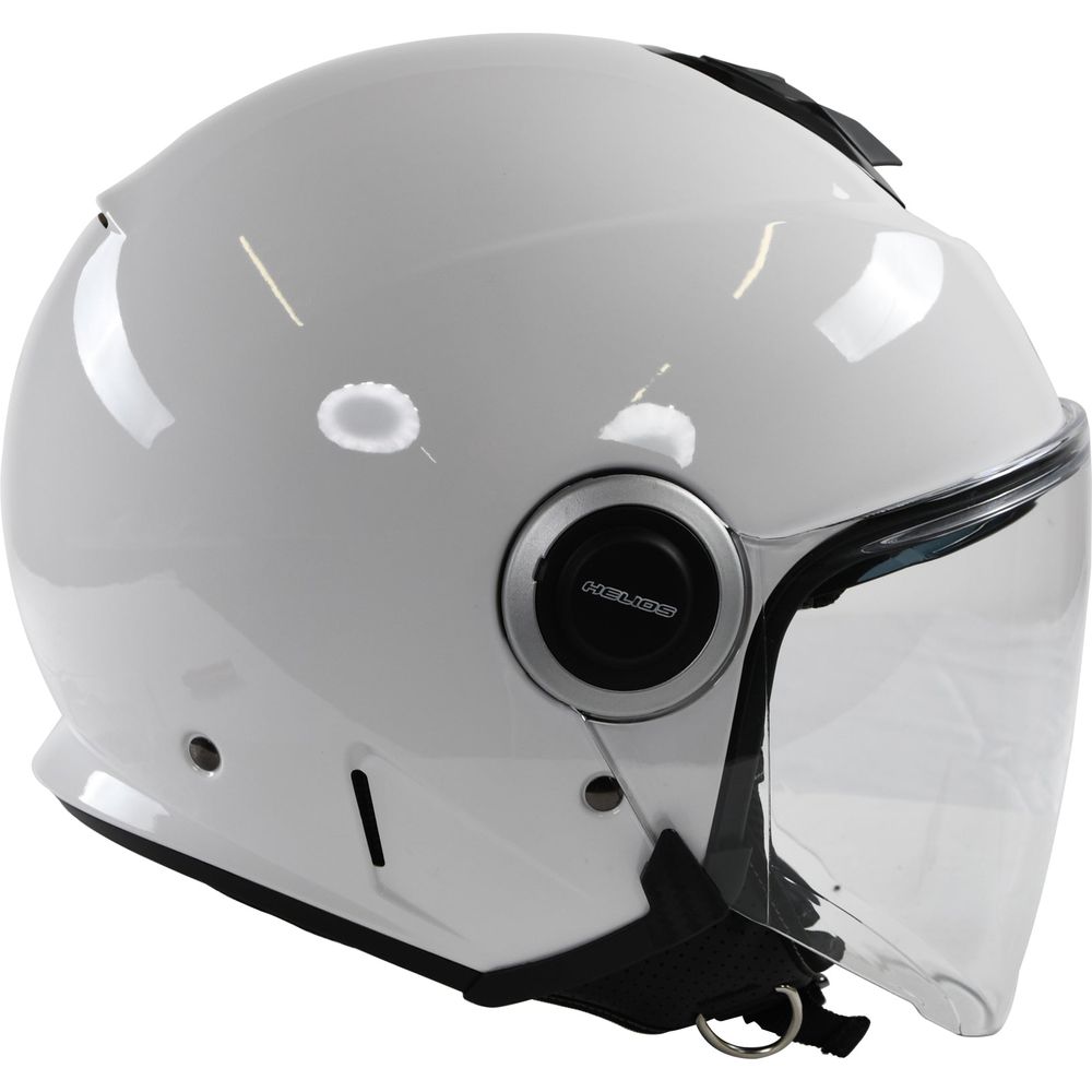 Airoh Helios Jet Open Face Helmet Gloss White (Image 2) - ThrottleChimp