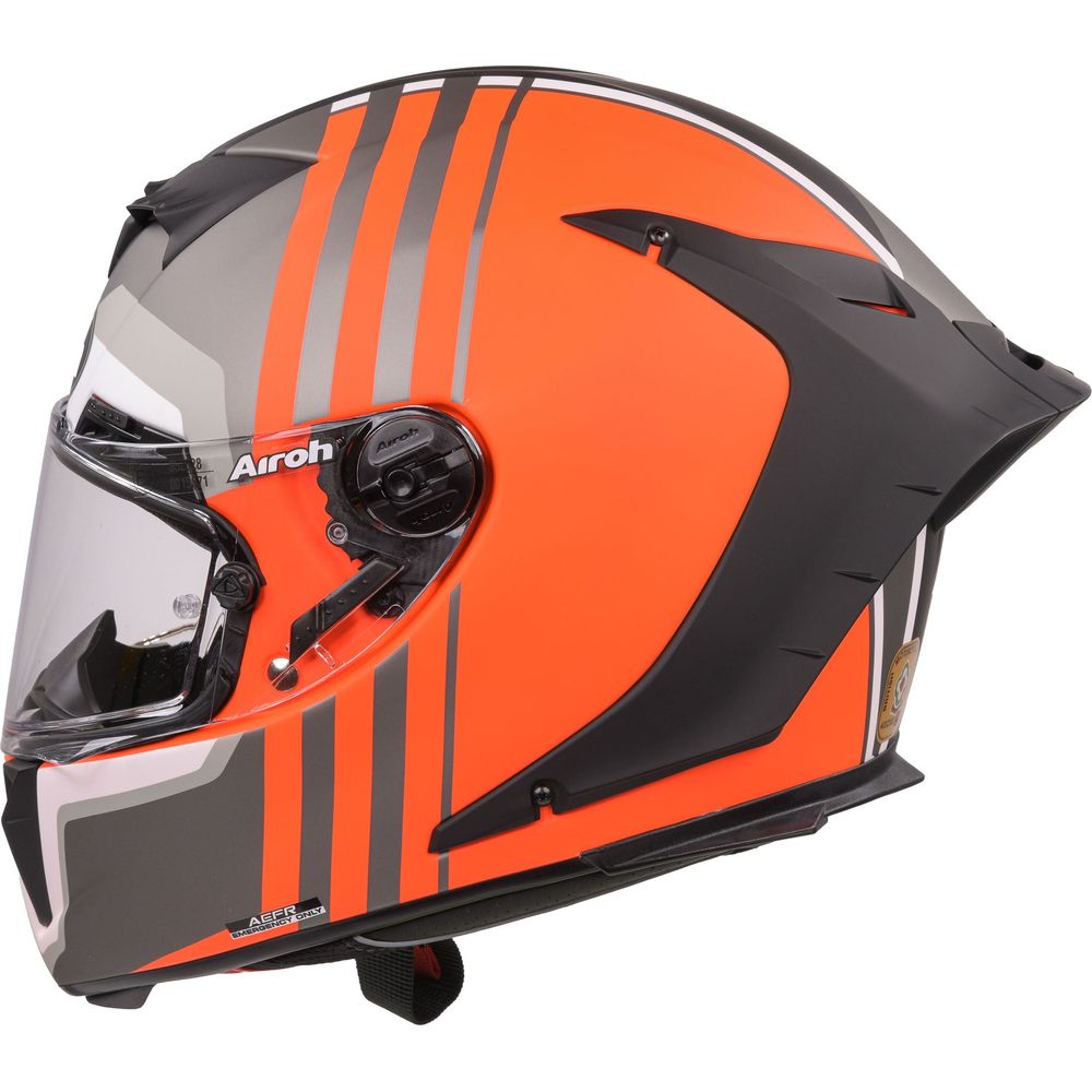 Airoh GP550S Full Face Helmet Matt Skyline Orange (Image 3) - ThrottleChimp