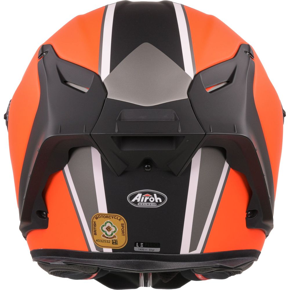 Airoh GP550S Full Face Helmet Matt Skyline Orange (Image 5) - ThrottleChimp