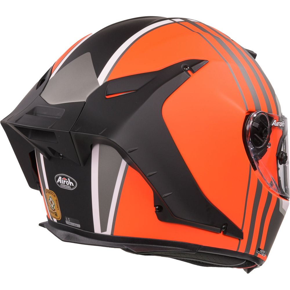 Airoh GP550S Full Face Helmet Matt Skyline Orange (Image 6) - ThrottleChimp