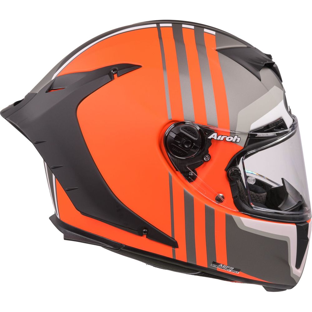 Airoh GP550S Full Face Helmet Matt Skyline Orange (Image 7) - ThrottleChimp