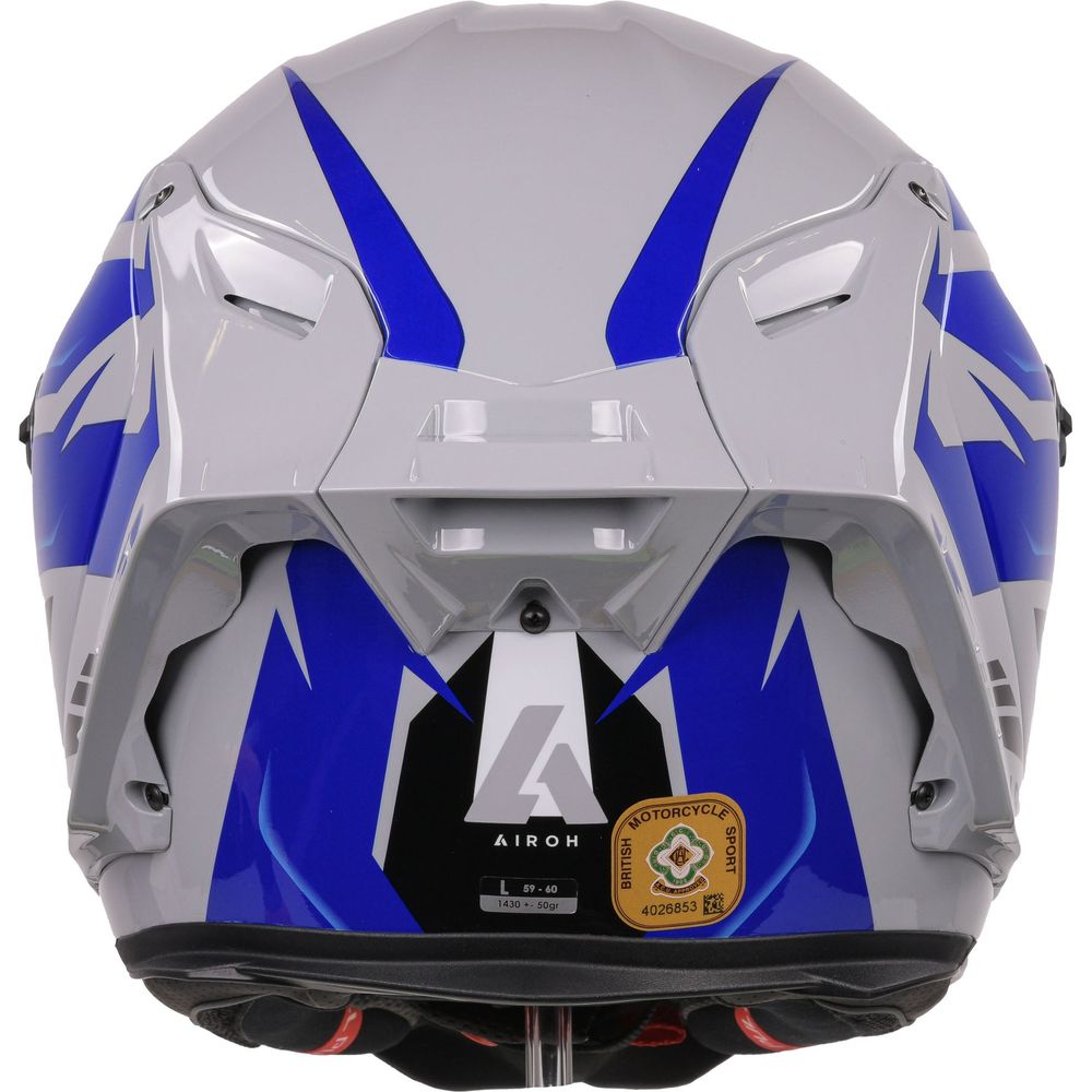 Airoh GP550S Full Face Helmet Wander Gloss Blue (Image 5) - ThrottleChimp