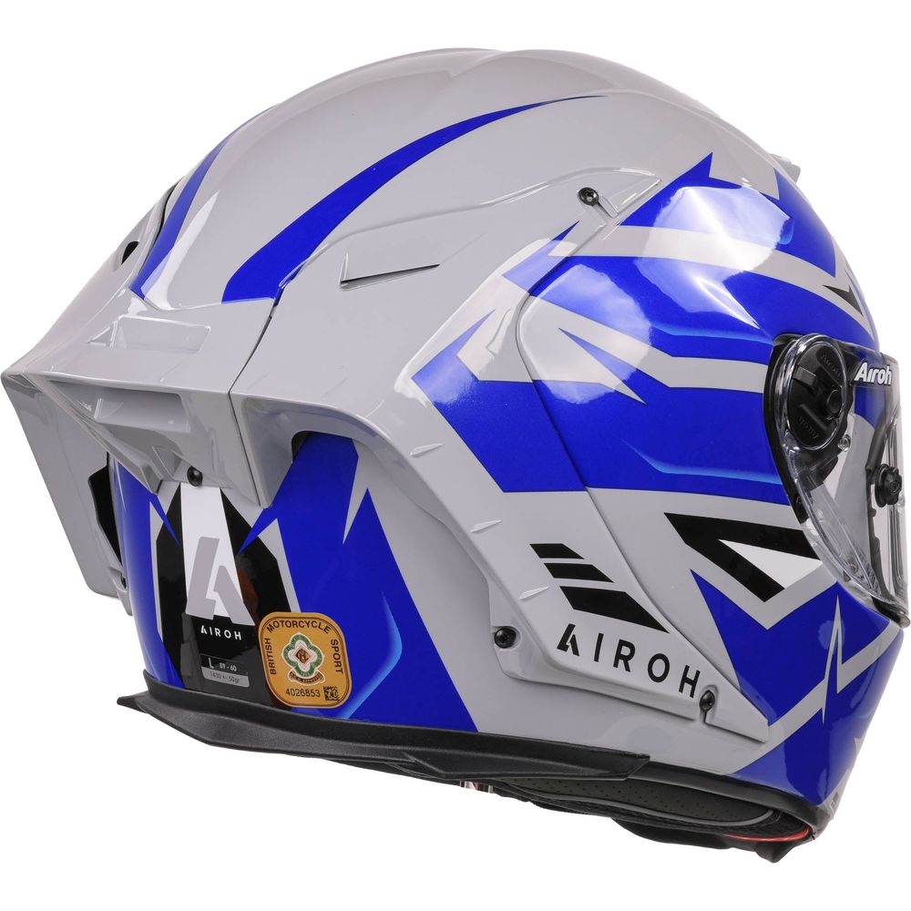 Airoh GP550S Full Face Helmet Wander Gloss Blue (Image 6) - ThrottleChimp