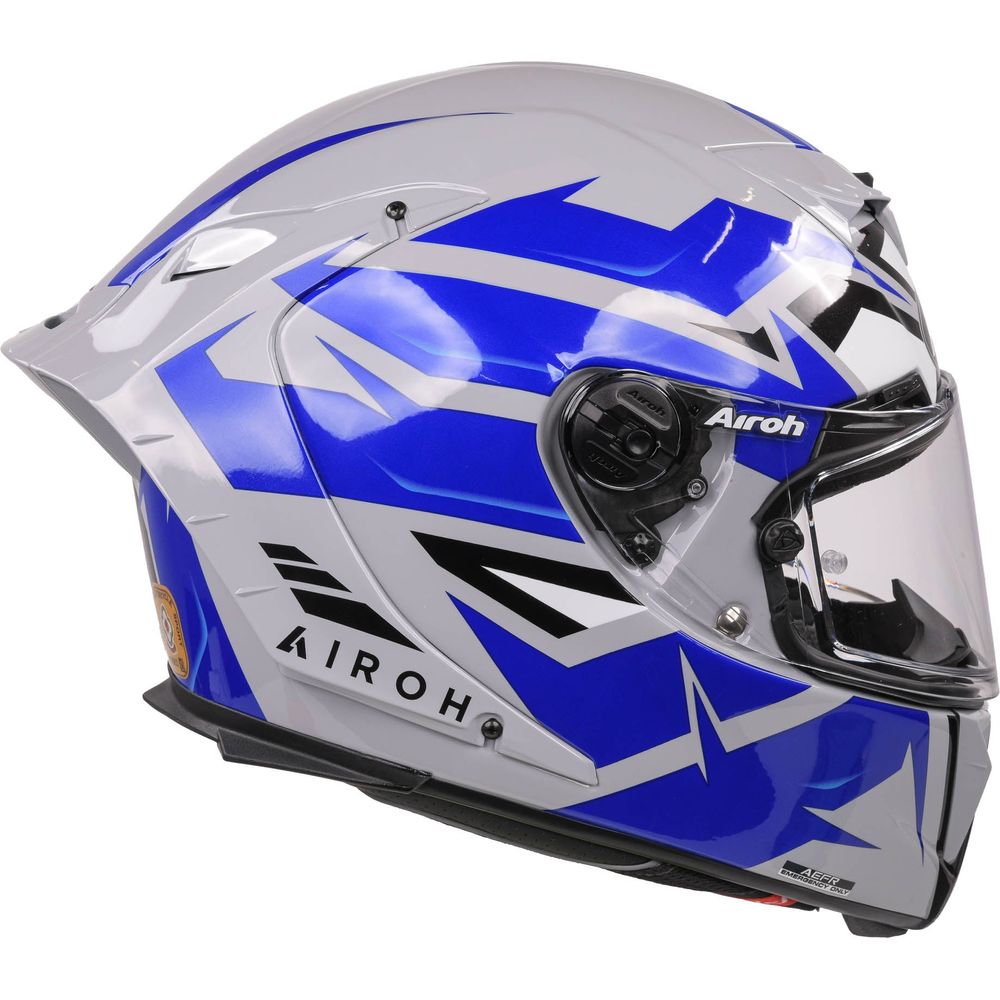 Airoh GP550S Full Face Helmet Wander Gloss Blue (Image 7) - ThrottleChimp