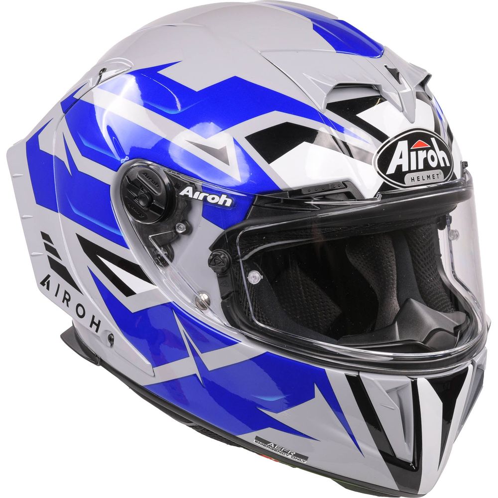 Airoh GP550S Full Face Helmet Wander Gloss Blue (Image 8) - ThrottleChimp