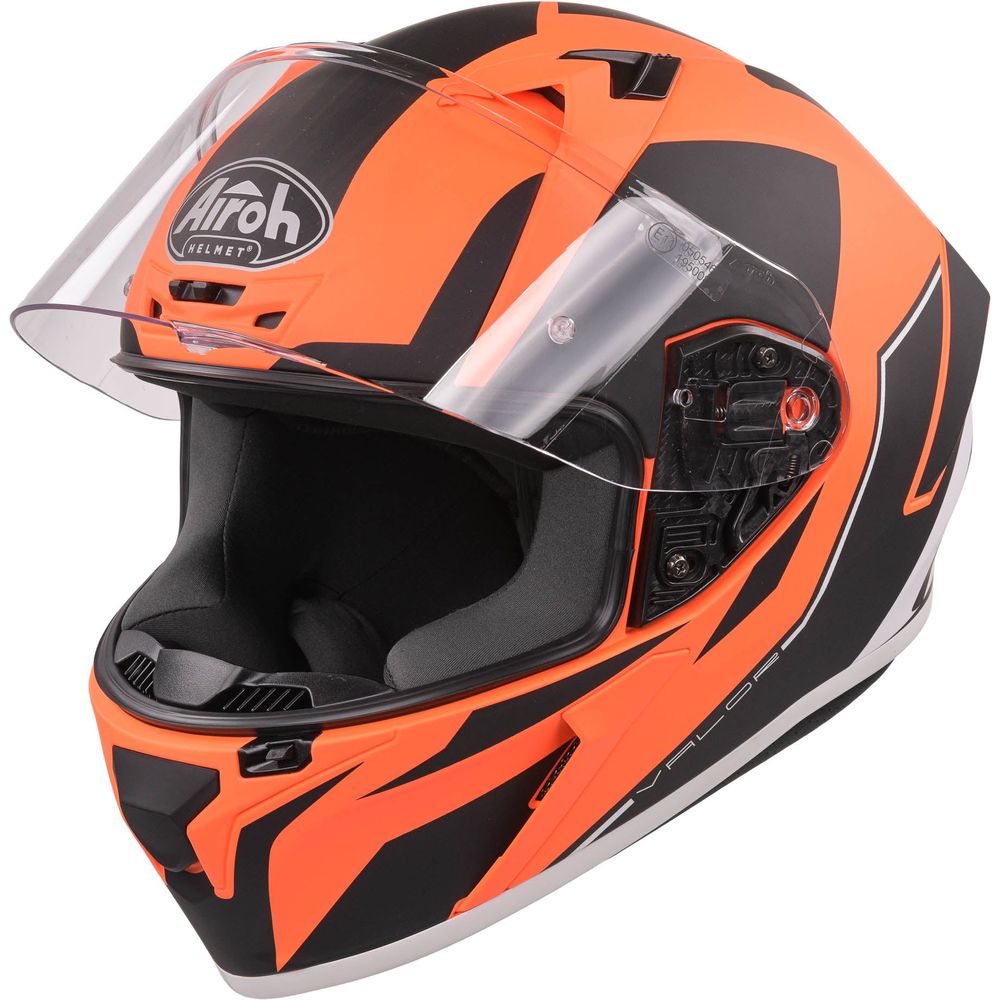 Airoh Valor Full Face Helmet Matt Wings Orange (Image 10) - ThrottleChimp