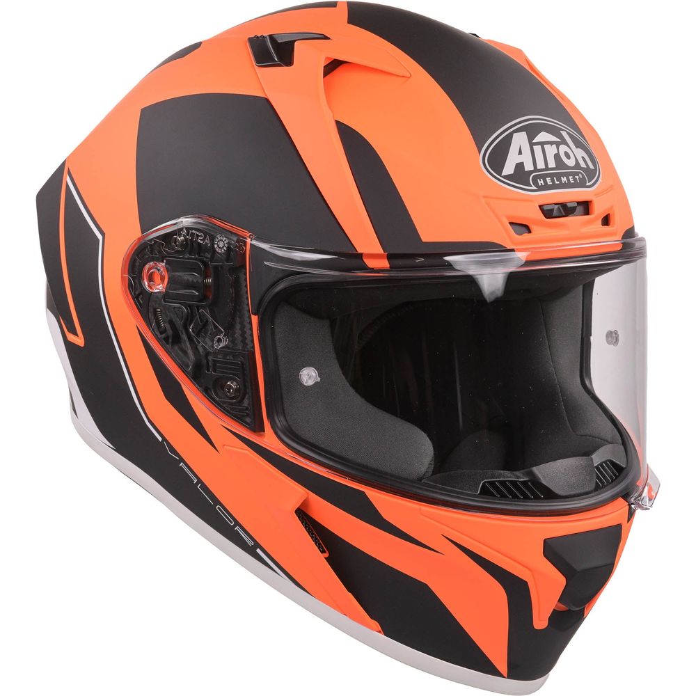 Airoh Valor Full Face Helmet Matt Wings Orange (Image 8) - ThrottleChimp