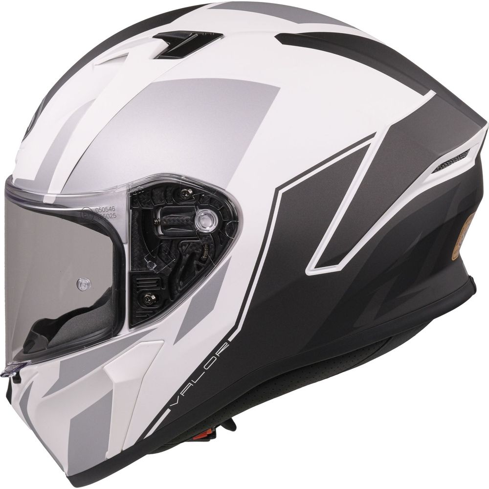 Airoh Valor Full Face Helmet Matt Wings White (Image 3) - ThrottleChimp