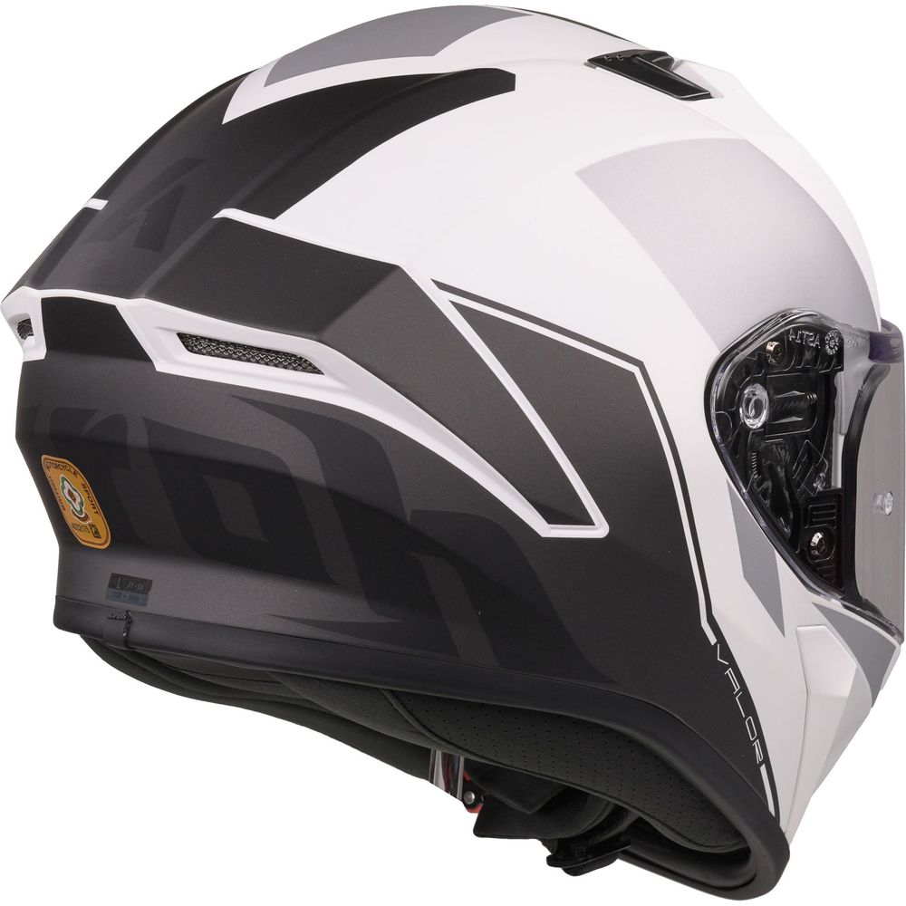 Airoh Valor Full Face Helmet Matt Wings White (Image 6) - ThrottleChimp