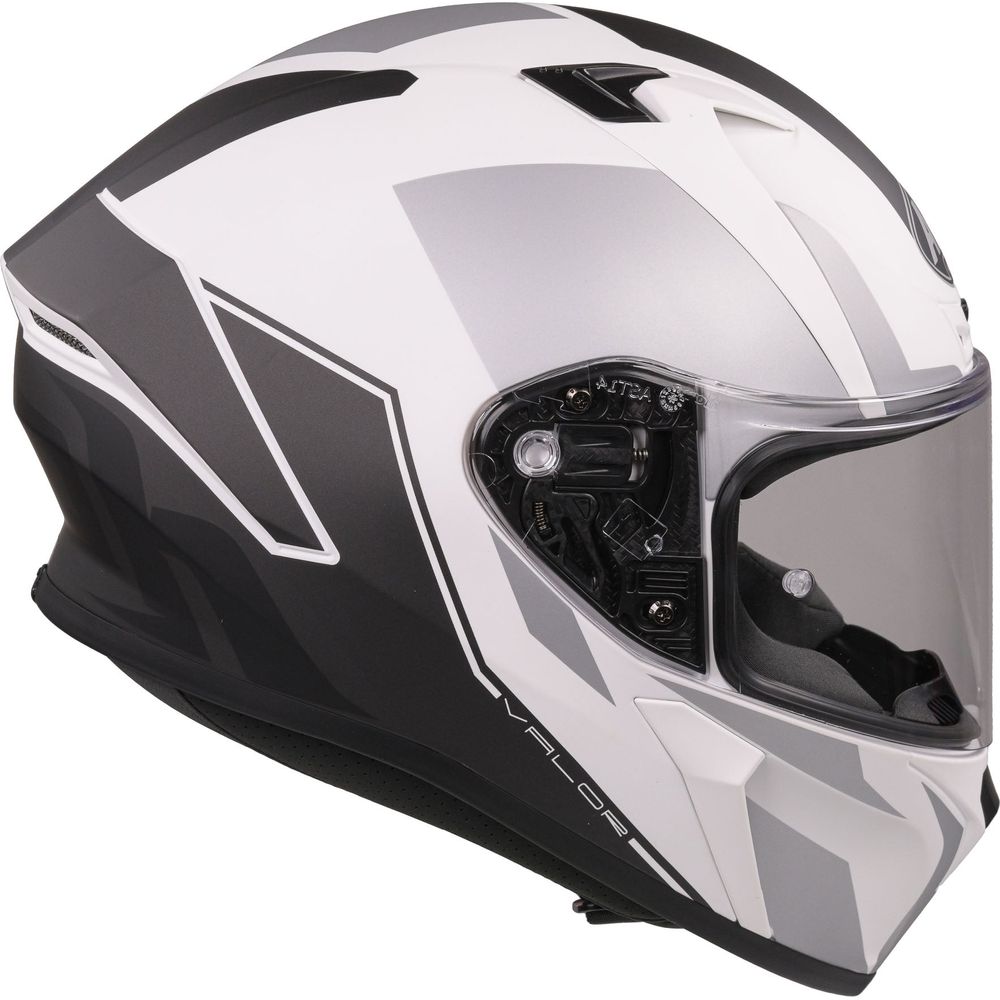 Airoh Valor Full Face Helmet Matt Wings White (Image 7) - ThrottleChimp